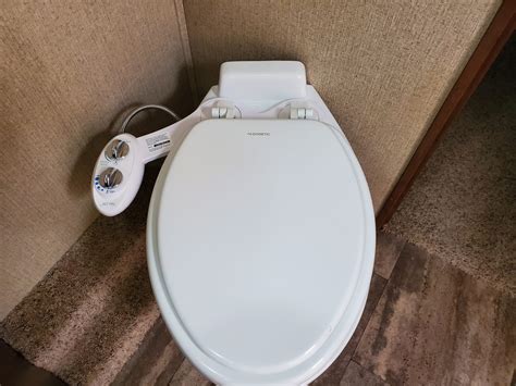 Rv toilet bidet - Select Options. $199.99. Bio Bidet BB-550 Elongated Bidet Toilet Seat. Requires Nearby Electrical Outlet. Elongated Size. Unlimited Warm Water, Heated Seat, and Warm Air Dryer. Self Cleaning Dual Nozzles with Front and Rear Wash. Built-in Seat Sensor and Night Light. Whisper Close Seat and Lid.